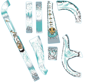 White Water Ramp Decal Set