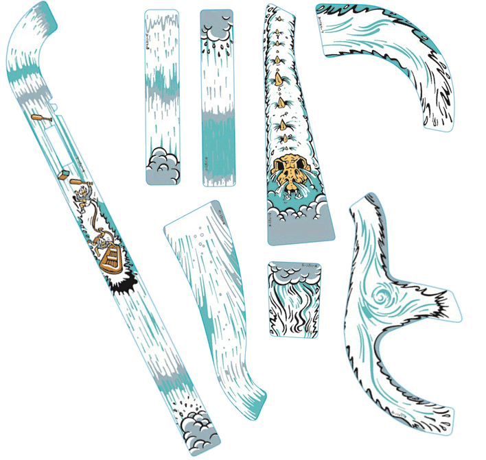 White Water Ramp Decal Set - Image 1