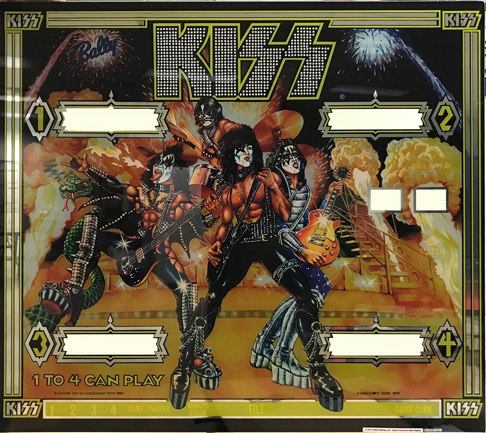 Kiss Backglass - Image 1