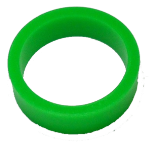 Saturn™ Flipper Ring - FLUORESCENT GREEN 1.5 Inch x .5 Inch #2 Hardness (Medium)