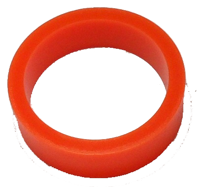 Saturn™ Flipper Ring - FLUORESCENT ORANGE 1.5 Inch x .5 Inch #1 Hardness (Soft) - Image 1