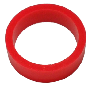 Saturn™ Flipper Ring - FLUORESCENT RED 1.5 Inch x .5 Inch #3 Hardness (Hard)