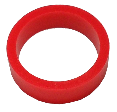 Saturn™ Flipper Ring - FLUORESCENT RED 1.5 Inch x .5 Inch #3 Hardness (Hard)