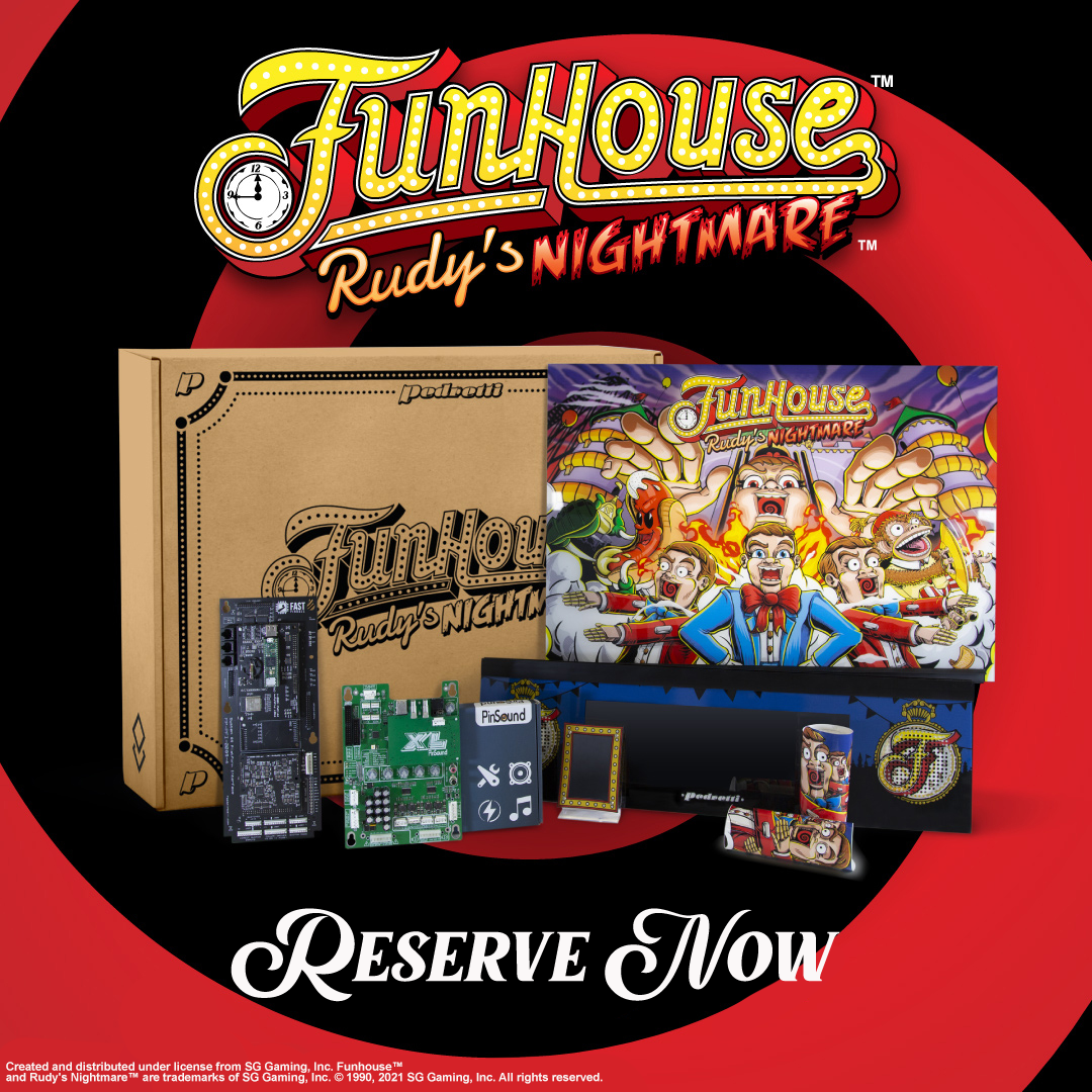 Funhouse "Rudy’s Nightmare" Pinball Kit - Image 1