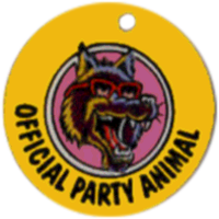 Party Zone Keyfob Plastic 3