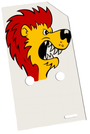 Adventures of Rocky and Bullwinkle and Friends Lion Plastic