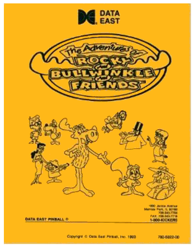 Adventures of Rocky and Bullwinkle and Friends Manual - Image 1