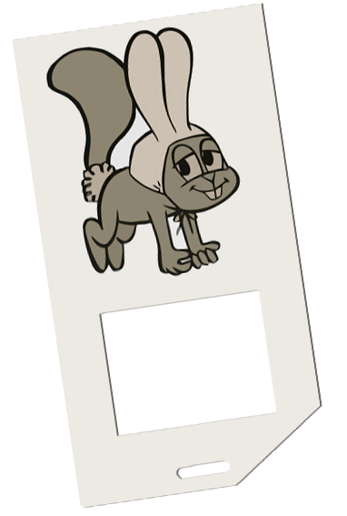 Adventures of Rocky and Bullwinkle and Friends Rocky Plastic - Image 1