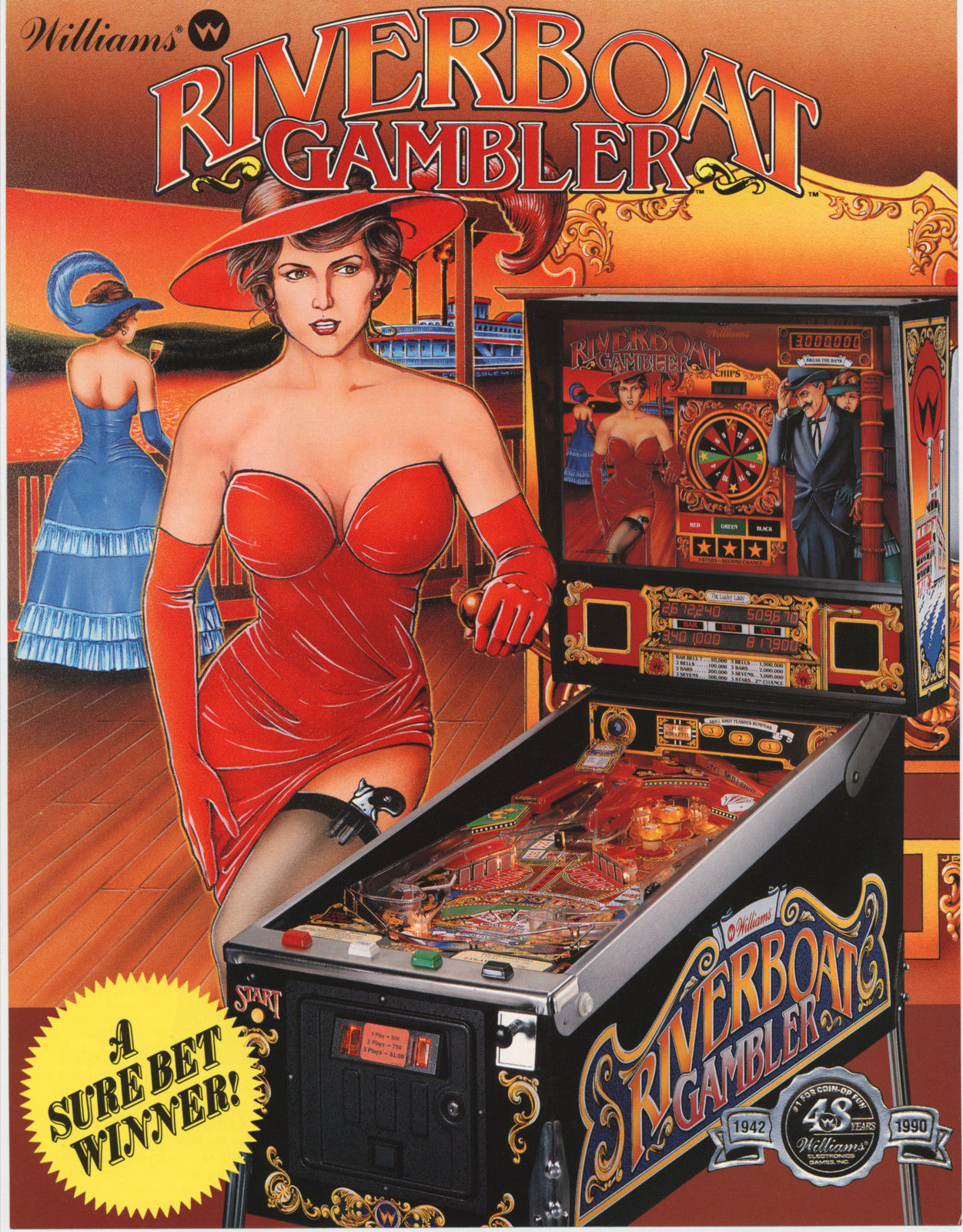 Riverboat Gambler Flyer - Image 1