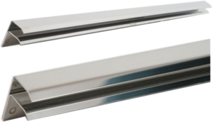 Trim Back Playfield Glass Wide Body "High Gloss Spiegelblech"