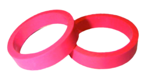 Flipper Rubber 1 1/2" x 1/2" Red