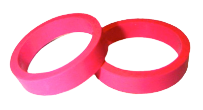 Flipper Rubber 1 1/2" x 1/2" Red - Image 1