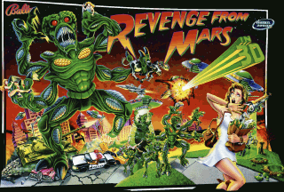 Revenge from Mars 3D Translite - Image 1