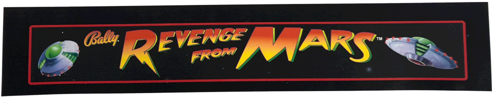Revenge From Mars Front Door Decal - Image 1