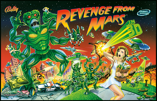 Revenge from Mars 3D Translite - Image 3