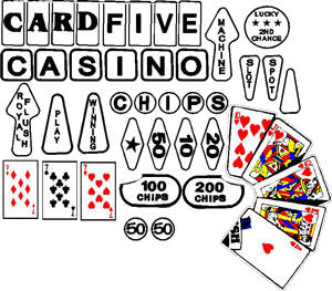 River Boat Gambler Insert Decals