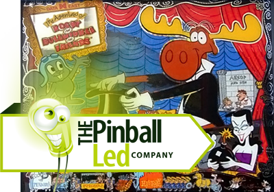 Rocky Bullwinkle UltiFlux Playfield LED Set - Image 1