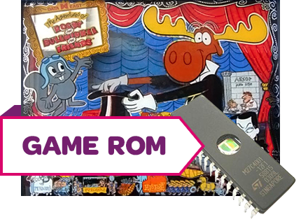 Adventures of Rocky and Bullwinkle and Friends Game/Display Rom Set (Spanish) - Image 1