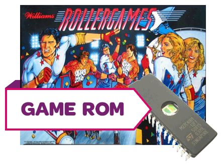 Rollergames CPU Game Rom Set - Image 1