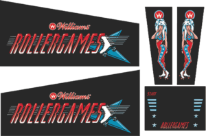 Rollergames Cabinet Decals (Next Gen)