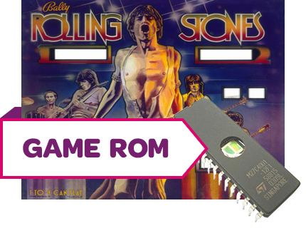 Rolling Stones CPU Game Rom Set - Image 1