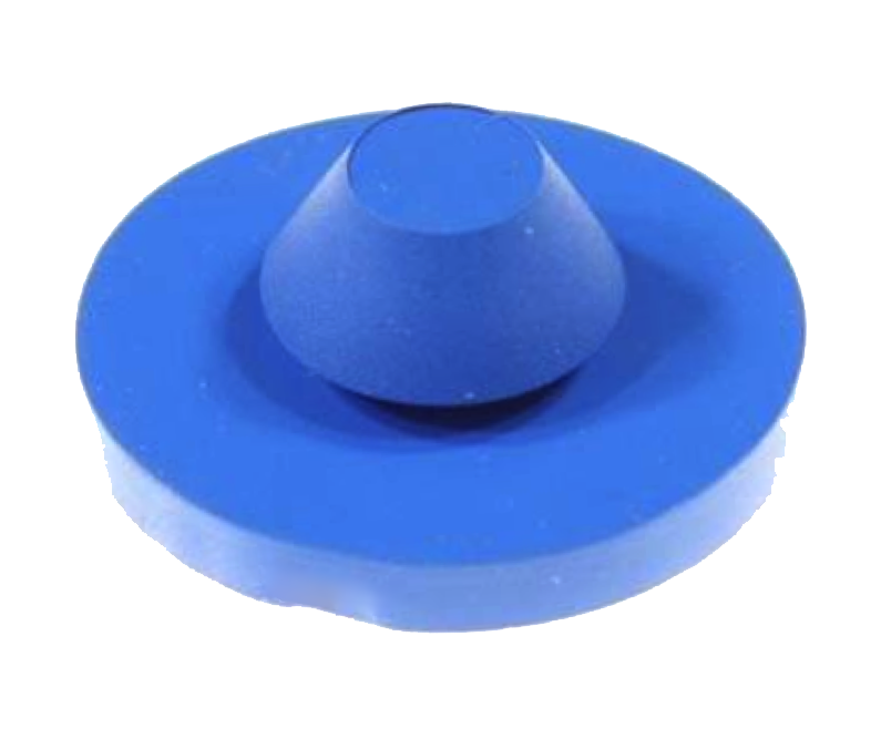 Rubber Grommet Bumper Round 1" Blue 23-6702 - Image 1