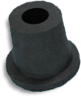 Rubber Sleeve Tapered Black