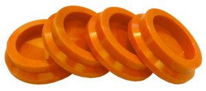 Silicon Feet Orange Set/4