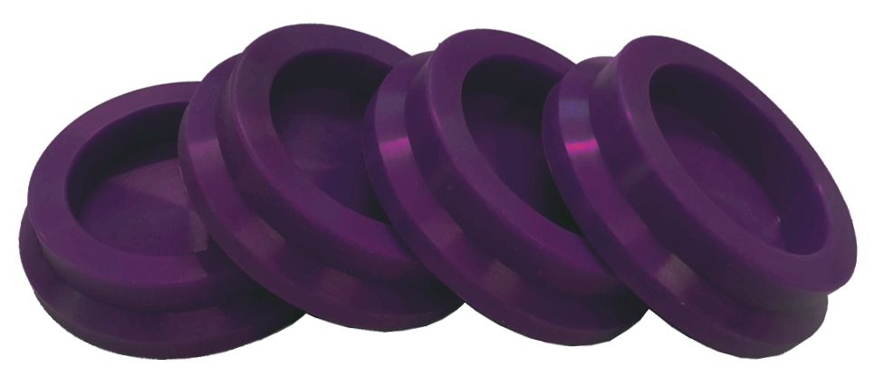 Silicon Feet Purple Set/4 - Image 1