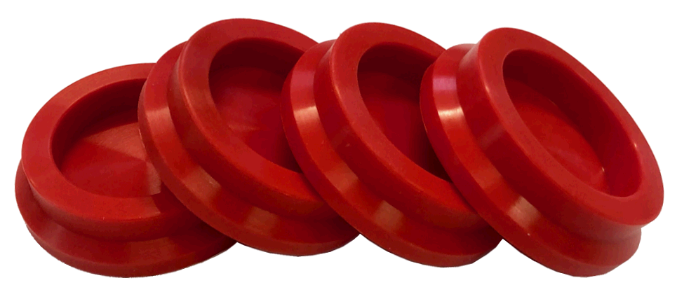 Silicon Feet Red Set/4 - Image 1