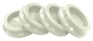 Silicon Feet White Set/4