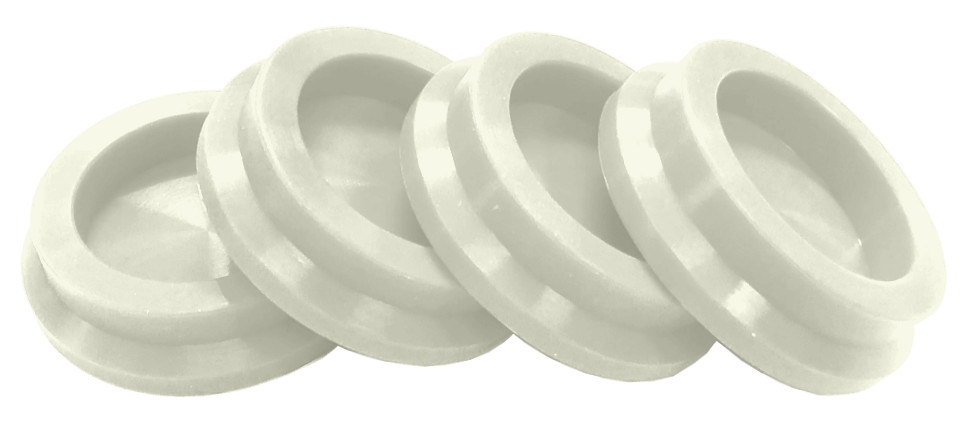 Silicon Feet White Set/4 - Image 1