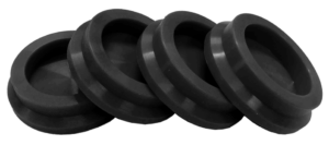 Silicon Feet Black Set/4