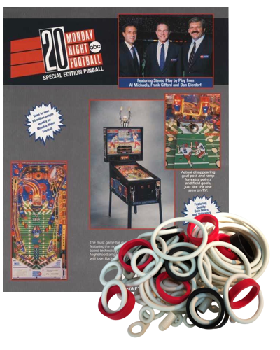 Monday Night Football Rubber Set - Image 1