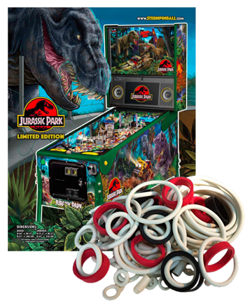 Jurassic Park (Stern) Rubber Set - Image 1