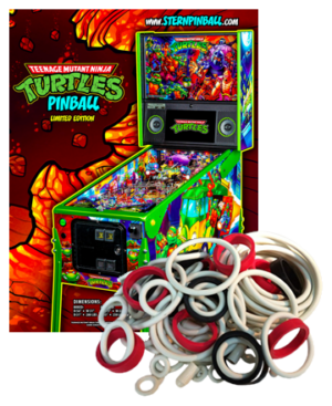 Teenage Mutant Ninja Turtles (Stern) Rubber Set