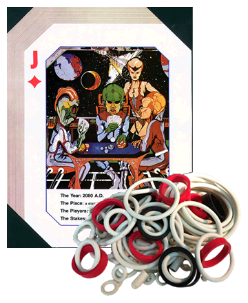 Alien Poker Rubber Set - Image 1