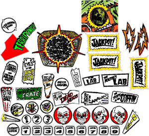 Scared Stiff Insert Decals