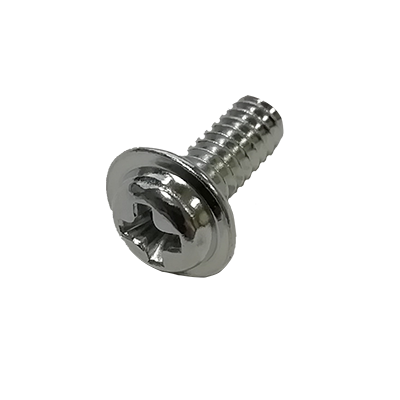 Machine Screw With Built-In Washer 6-32 x 3/8″ - Image 1