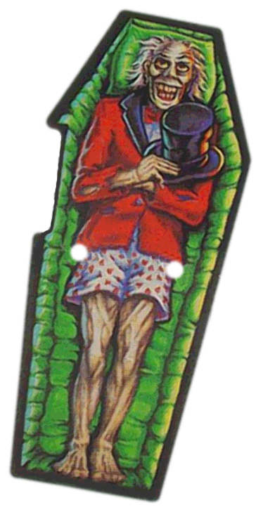 Scared Stiff Coffin Decal - Image 1