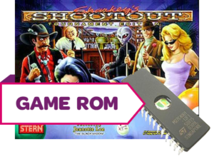 Sharkey's Shootout Game/Display Rom Set (French)