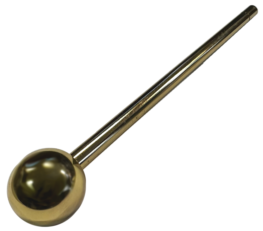 Ball Shooter Rod Premium Gold Round Knob + Shaft - Image 1