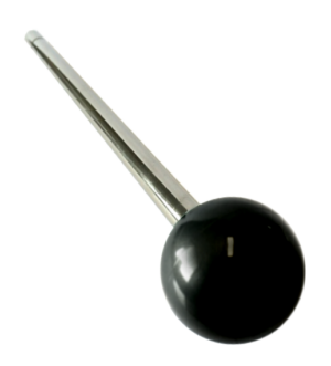 Ball Shooter Rod Black Round Knob + Shaft