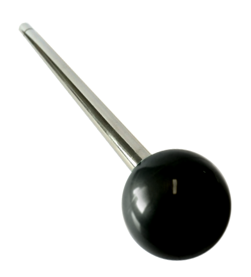Ball Shooter Rod Black Round Knob + Shaft - Image 1