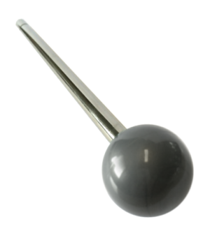 Ball Shooter Rod Silver Round Knob