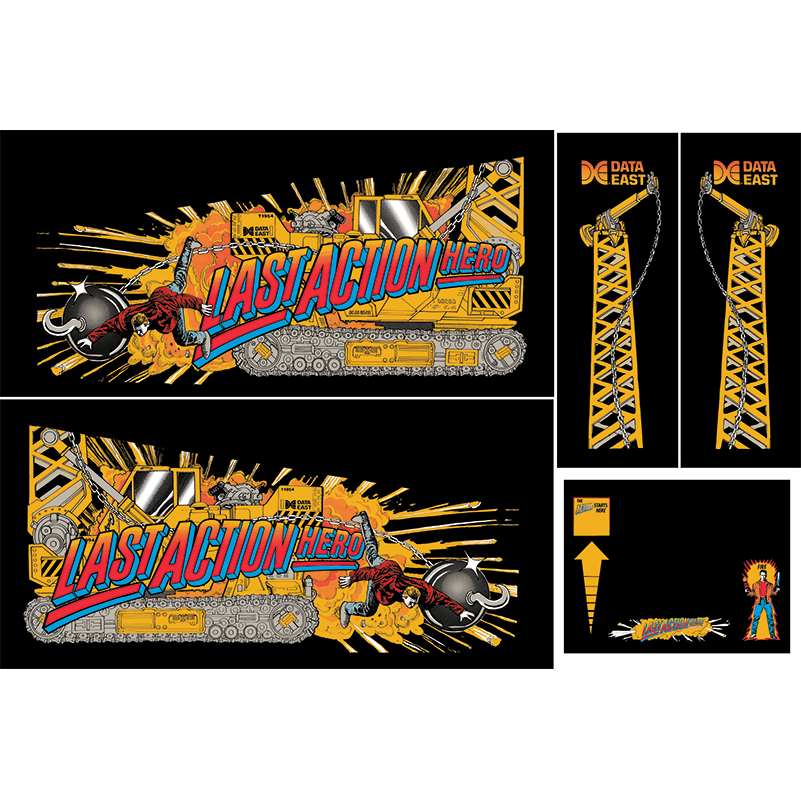 Last Action Hero Cabinet Decals - Image 1