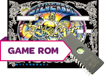 Silverball Mania CPU Game Rom Set (7-Digit Bootleg) - Image 1