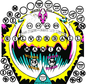 Silverball Mania Insert Decals