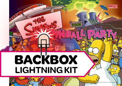 Simpsons Pinball Party Backbox Lightning Kit - Image 1