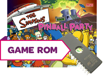 The Simpsons Pinball Party CPU Game Rom - Image 1